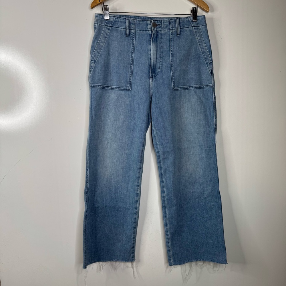 Joe's The‎ Blake High Rise Wide Leg Crop Jeans Size 30 - Picture 2 of 7